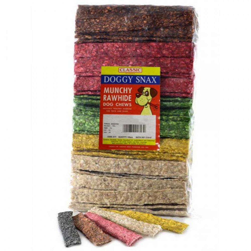 Classic Munchy Flats Assorted Dog Treat 17cm - Case of 100
