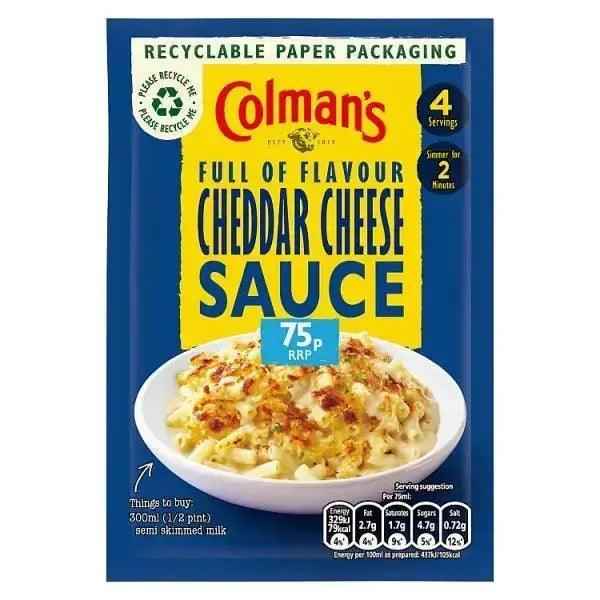Colman's Cheddar Cheese Sauce Mix 40g (Case of 10)