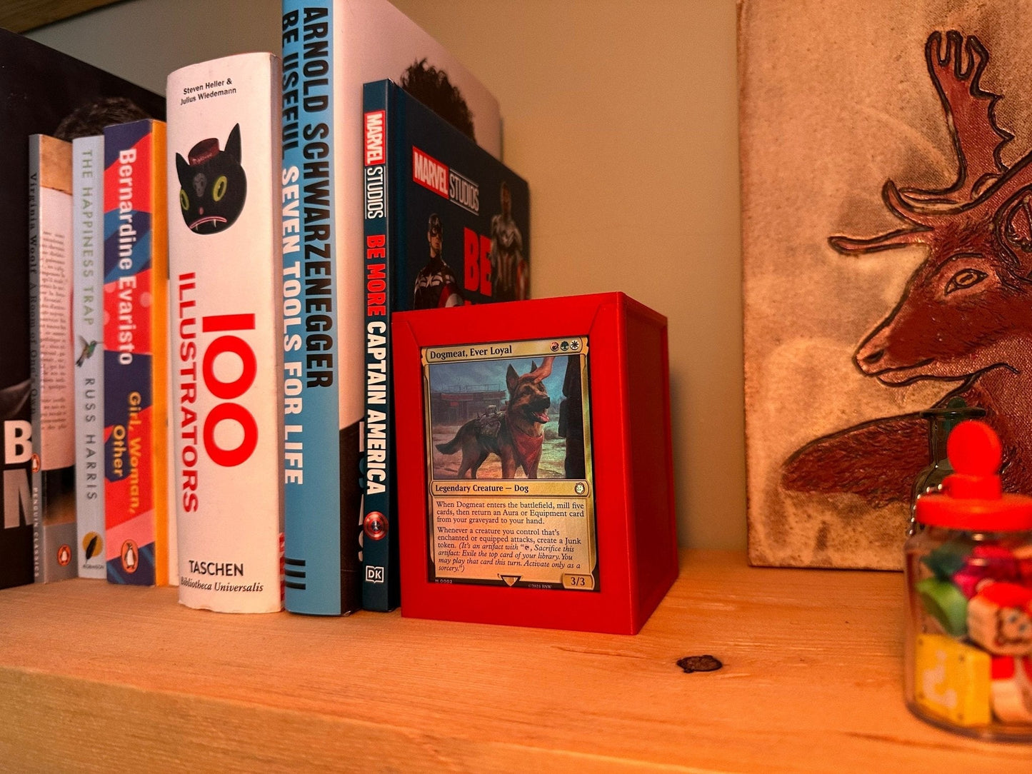 Commander Deck Box for Magic the Gathering (Magnetised) - Fits 100 + Single Sided Sleeved Cards and Passes the Shake Test - See Video