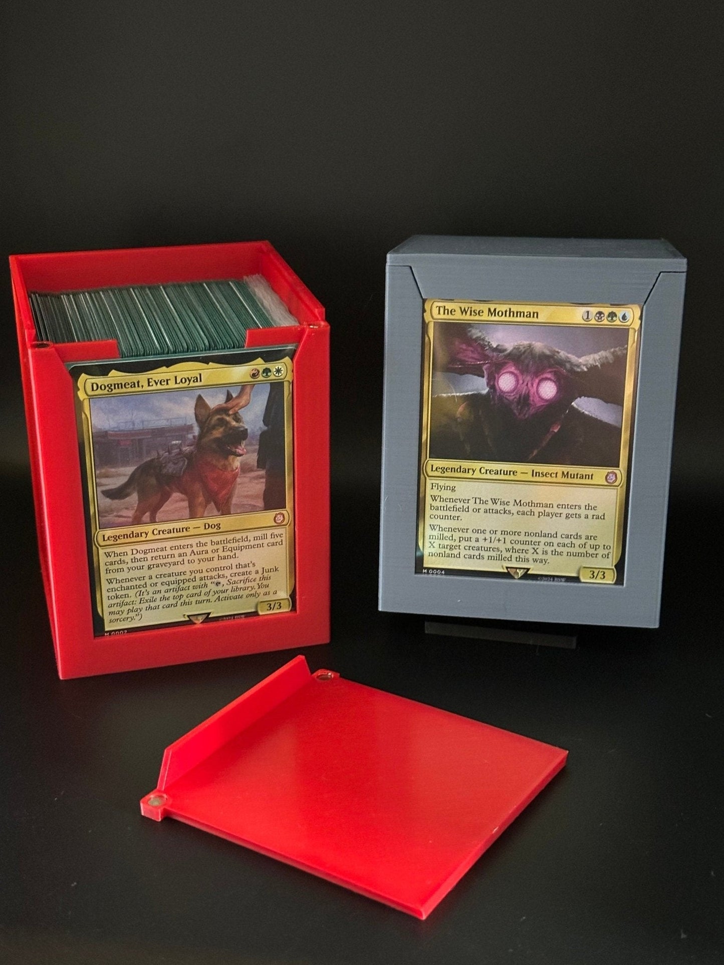 Commander Deck Box for Magic the Gathering (Magnetised) - Fits 100 + Single Sided Sleeved Cards and Passes the Shake Test - See Video