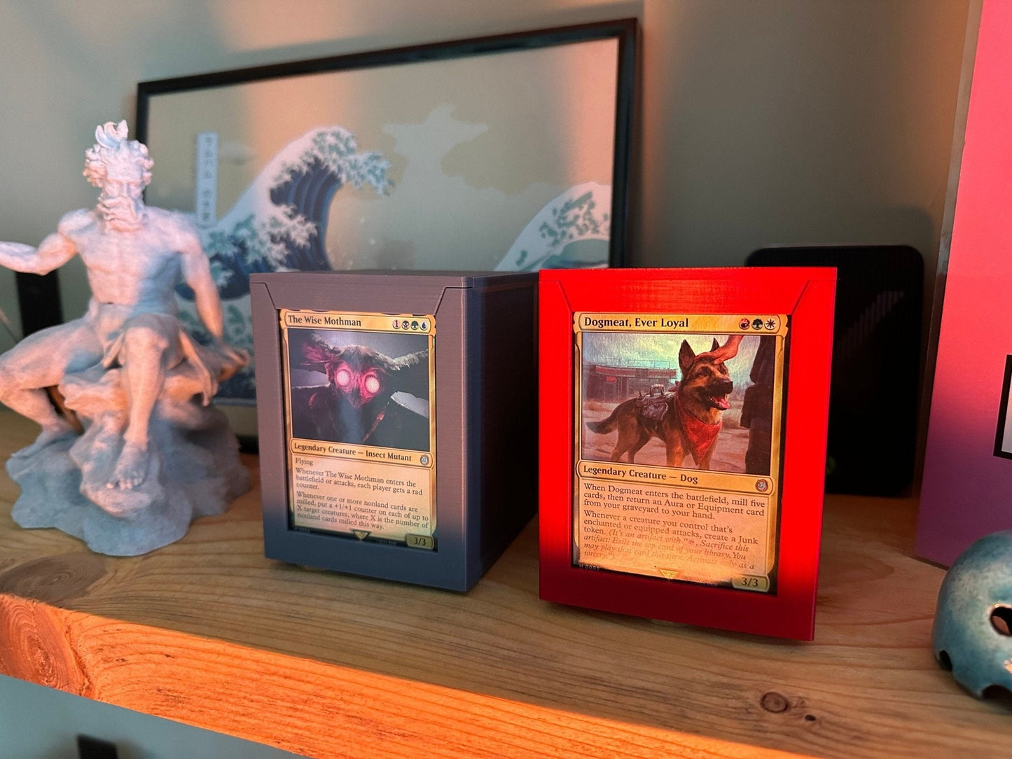 Commander Deck Box for Magic the Gathering (Magnetised) - Fits 100 + Single Sided Sleeved Cards and Passes the Shake Test - See Video