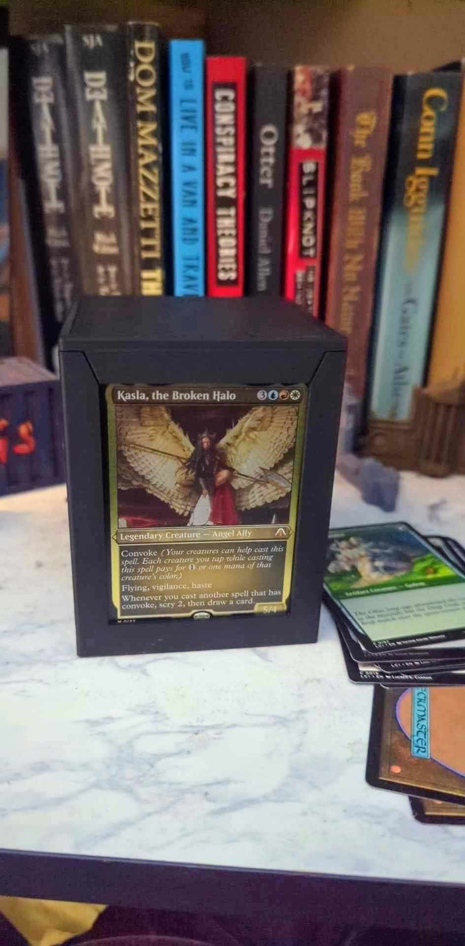 Commander Deck Box for Magic the Gathering (Magnetised) - Fits 100 + Single Sided Sleeved Cards and Passes the Shake Test - See Video