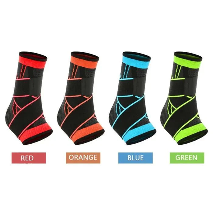 Adjustable Compression Ankle Support Brace for Gym & Sports