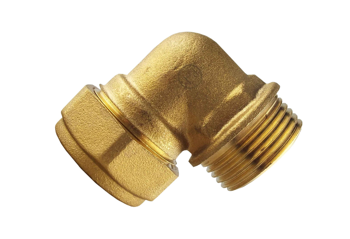 IBC 2” S60X6 Cap with Brass Compression Elbow 1” BSP – 28mm