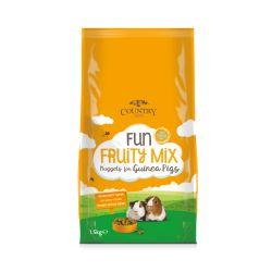 Country Value Guinea Pig Fun Fruity Mix Nuggets, 1.5kg - Case of 4