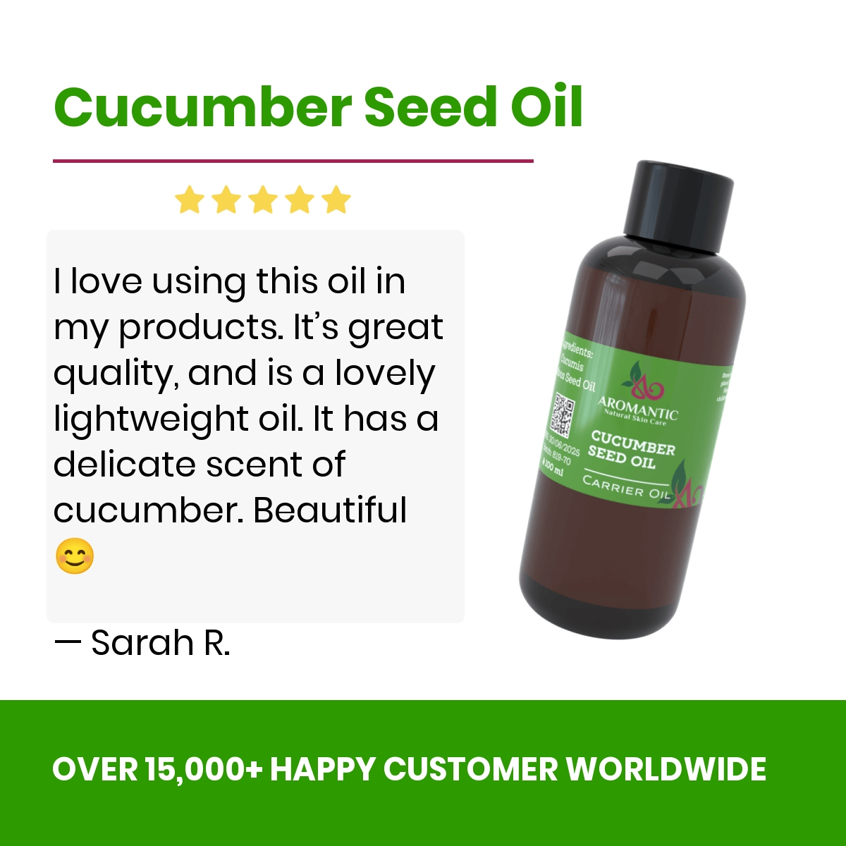 Cucumber Seed Oil