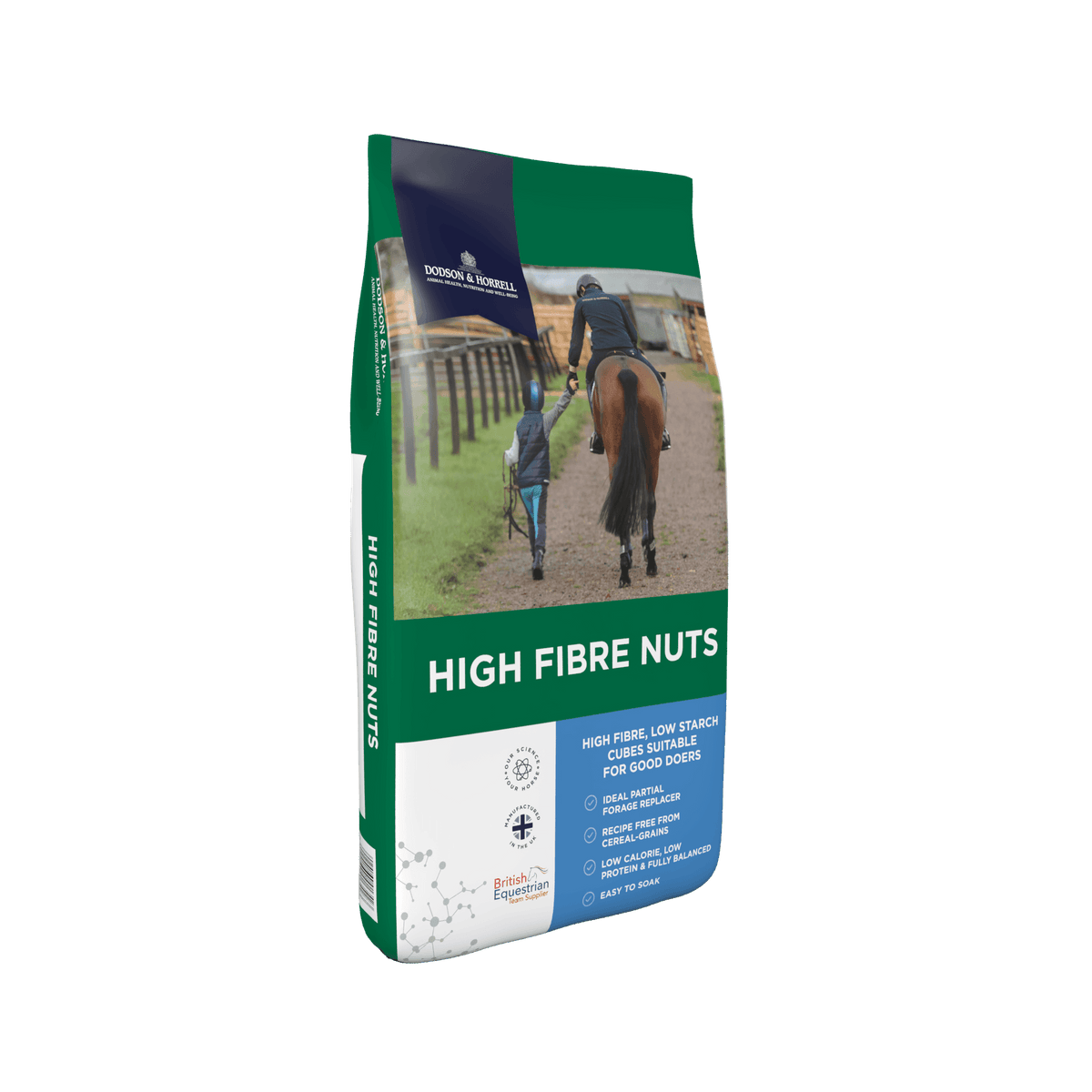 D & H High Fibre Nuts 20kg