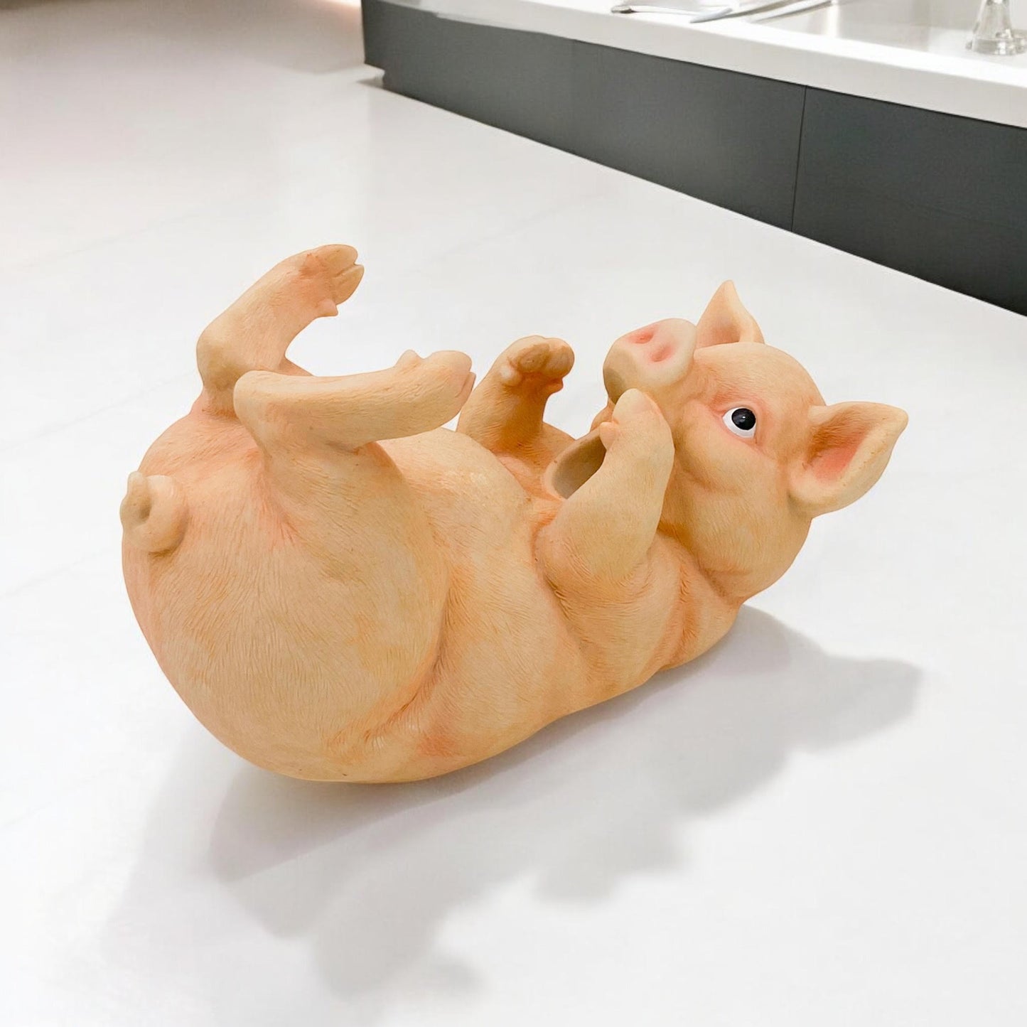 25CM PIG WINE BOTTLE HOLDER