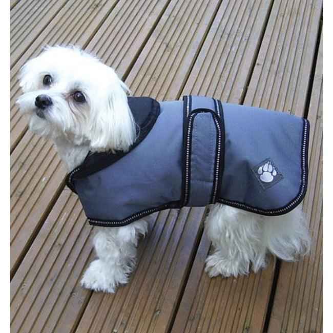 Danish Design Luxury Dusty Blue Dog Coat 75cm