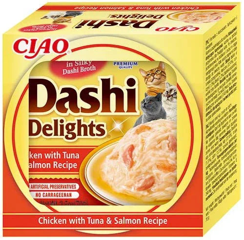 Dashi Delights Chicken with Tuna & Salmon Recipe