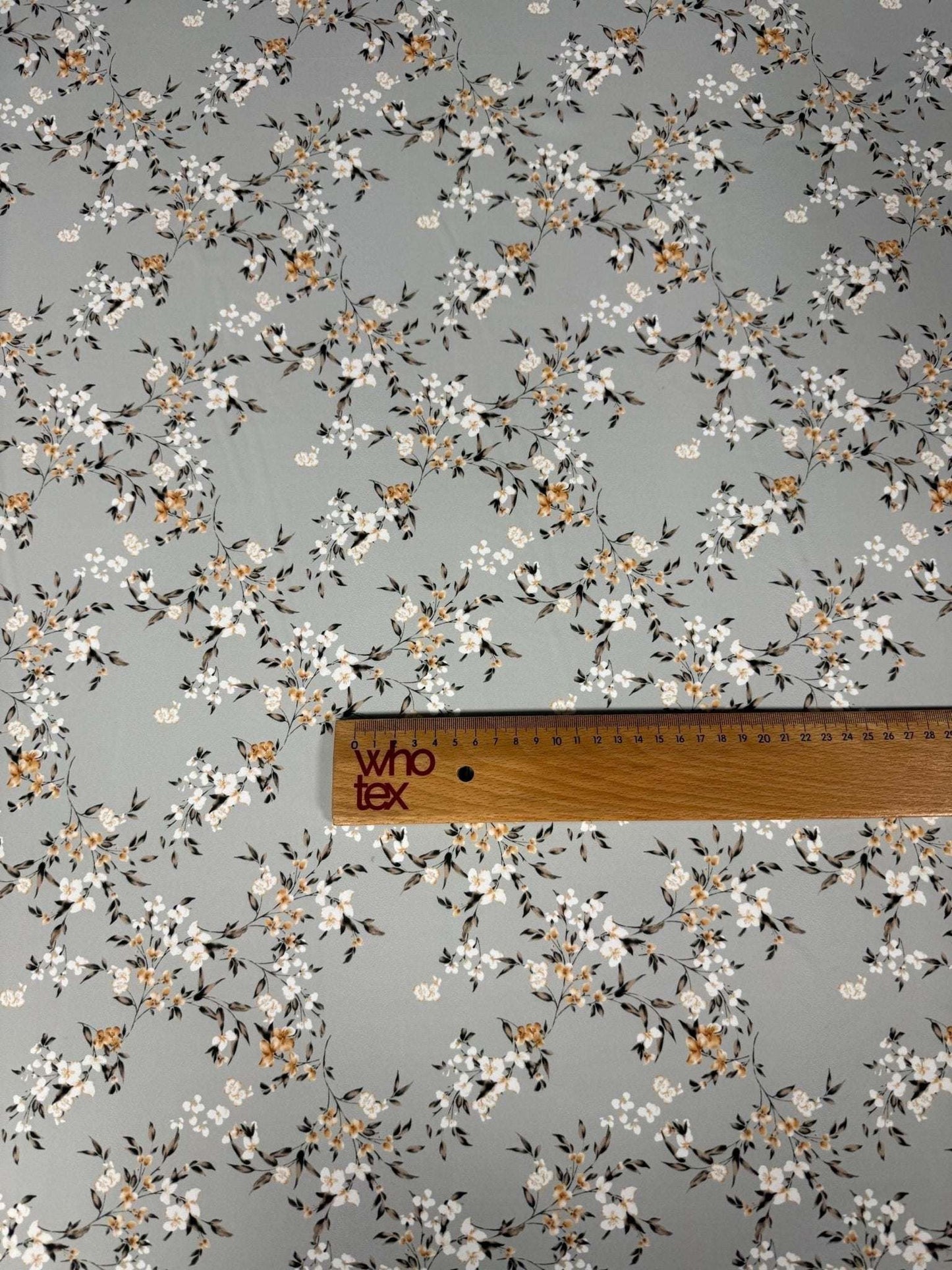 Delicate Cherry Blossom Print Fabric By Metre
