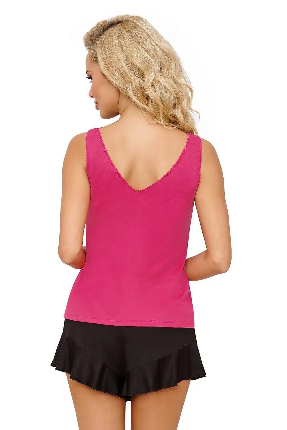 Donna fitted shirt and shorts womens pajamas