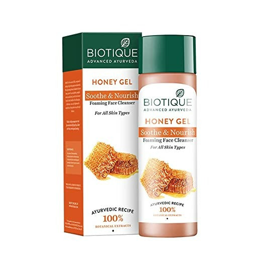 Biotique Advanced Organics Honey Gel Refreshing Foaming Face Cleanser