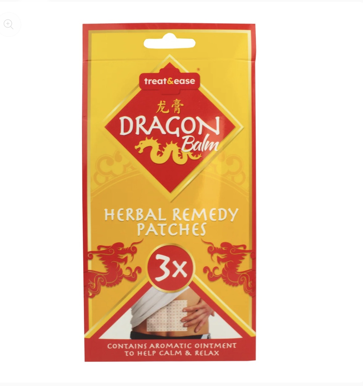 Dragon Balm herbal remedy patches 3 pack