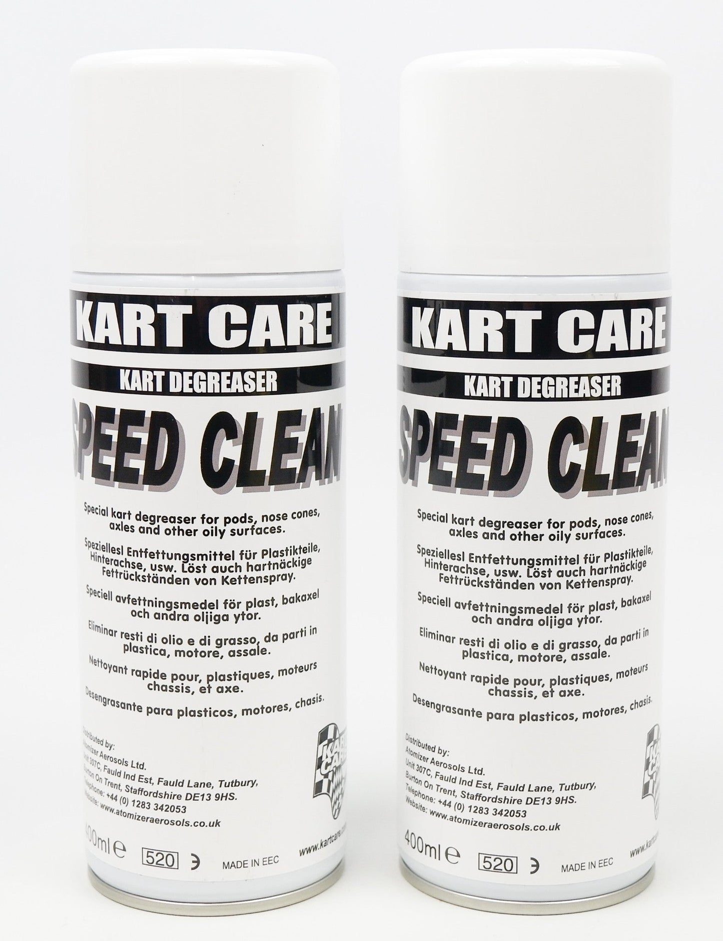 Kart Care SPEED CLEAN Degreaser Cleaning Spray 400ml