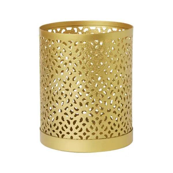 Duni Bliss Gold Candleholder Metal 100x80mm