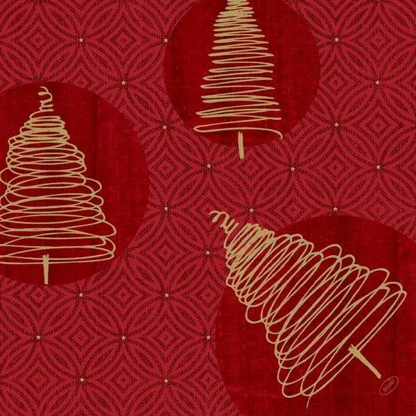 Duni Elegant Trees 40cm Dunisoft Napkin