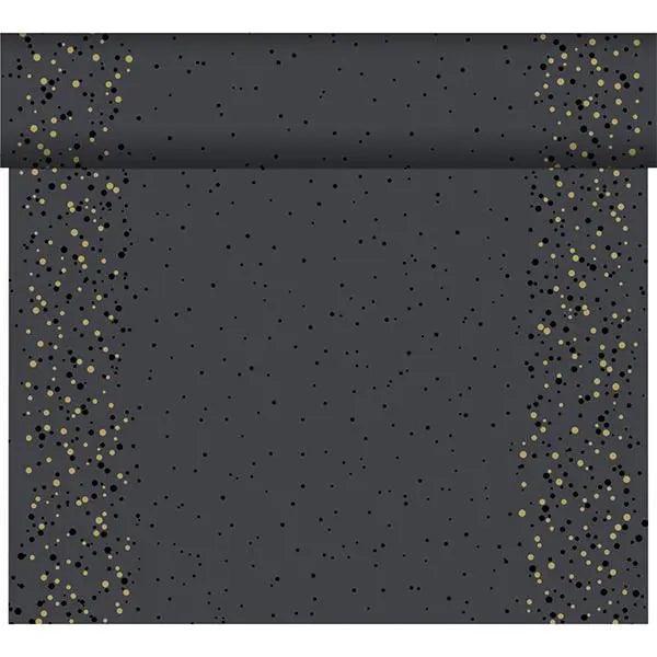 Duni Golden Stardust Black Dunicel Tete a Tete 0.4x24m