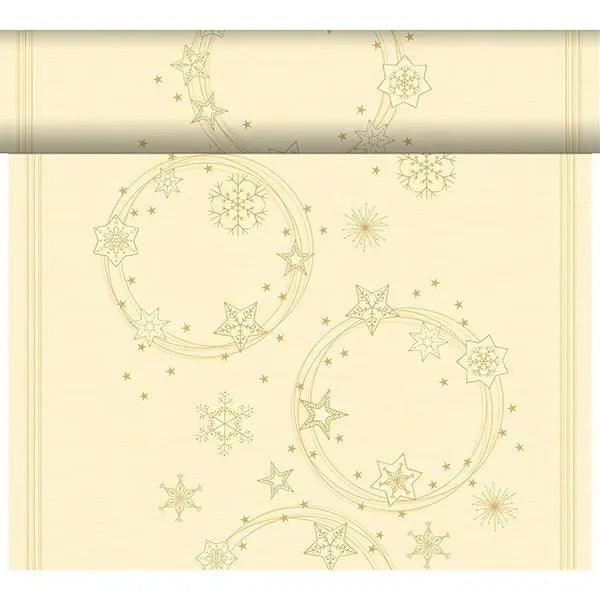Duni Star Shine Cream Dunicel Tete a Tete 0.4x24m