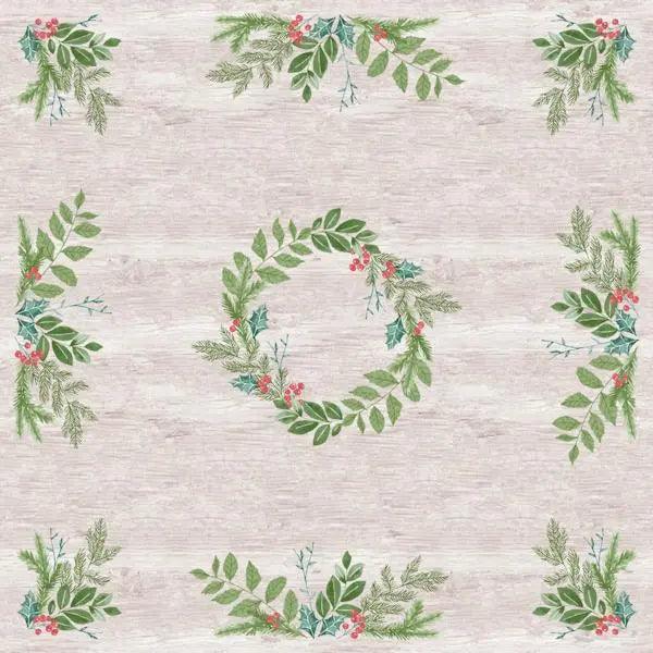 Duni Winter Greene Slipcover Dunisilk 84x84cm