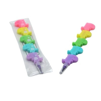 Swap point crayon - dinosaur