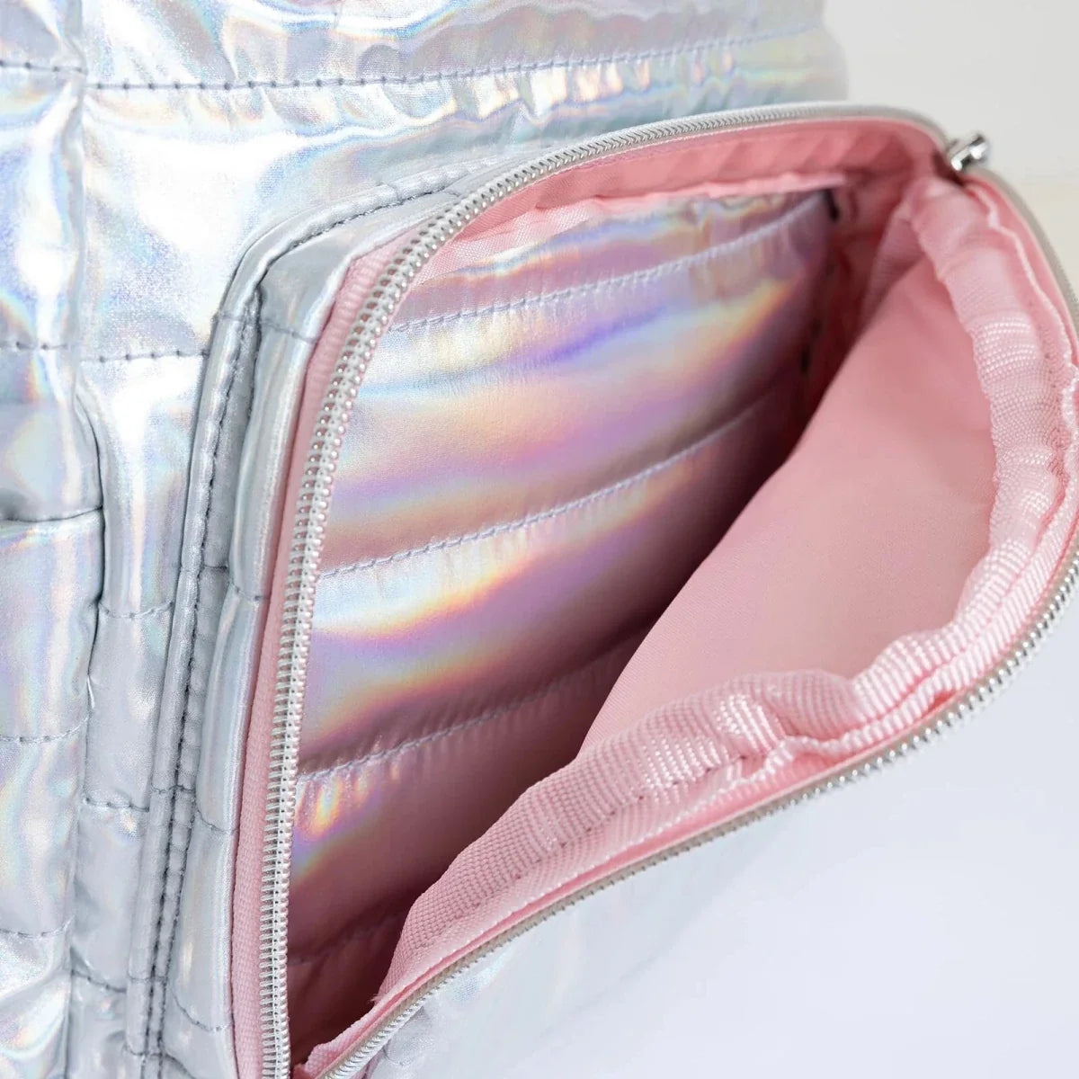 HelloBaby Heart Print Zip-Up Kids Bag (One Size)