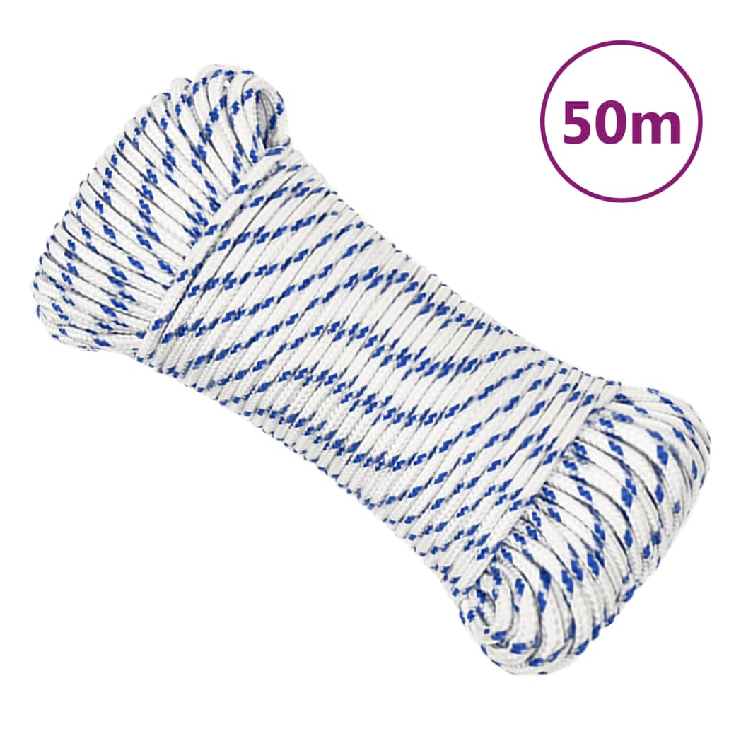 Boat Rope White 4 mm 50 m Polypropylene