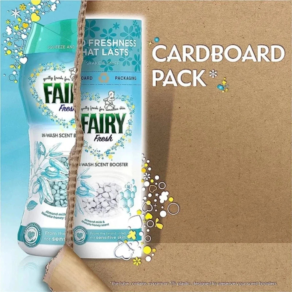 Fairy Fresh In-Wash Scent Booster Almond Milk & Manuka 155g
