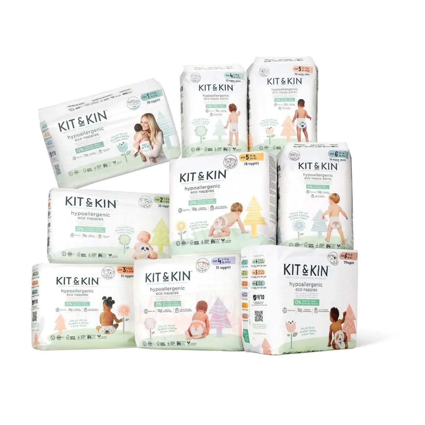 Kit & Kin Nappies Size 5 - 28 nappies