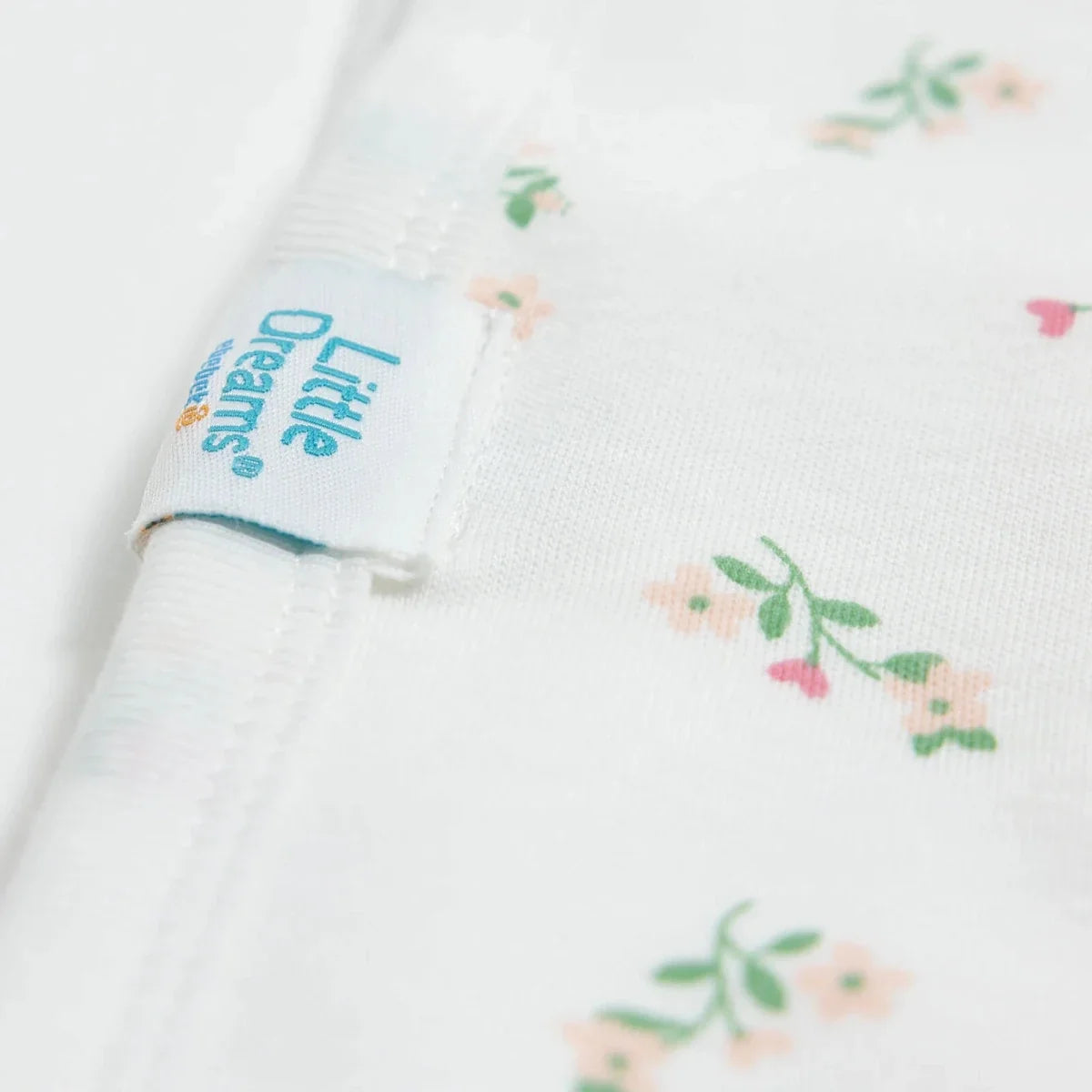 Little Dreams Floral Print Jersey Baby Blanket (80 x 90 cm)