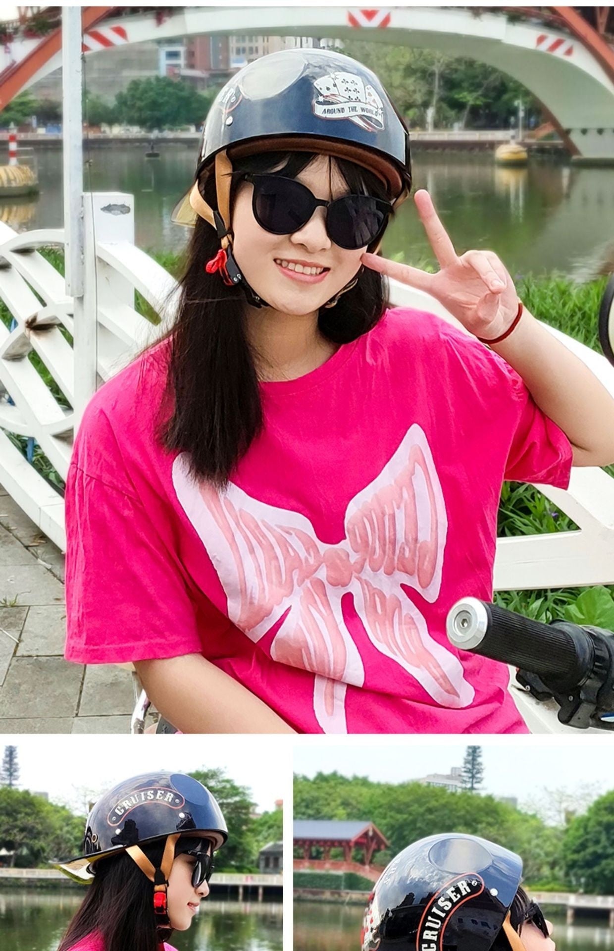 Summer Baseball Helmet Retro Harley Men And Women