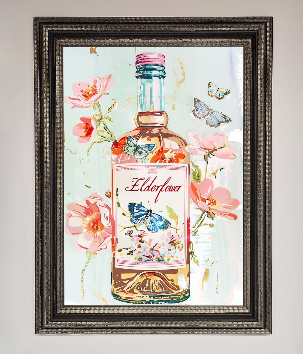 Elderflower Wine Framed Wall Art