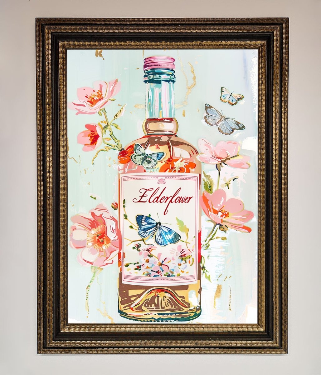 Elderflower Wine Framed Wall Art