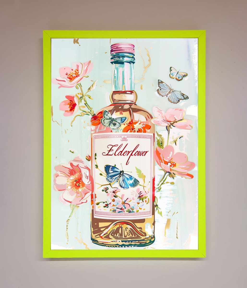 Elderflower Wine Framed Wall Art