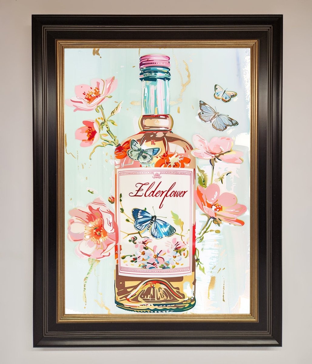Elderflower Wine Framed Wall Art