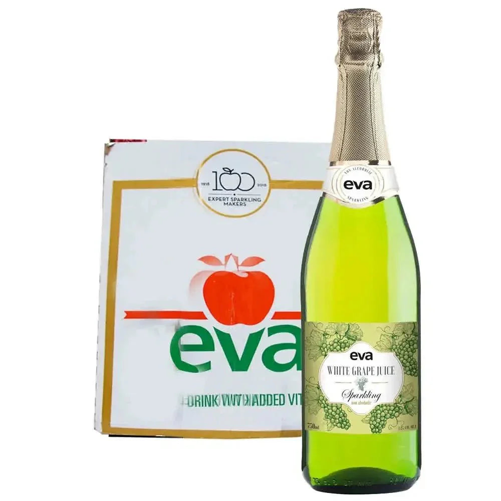 Eva Sparkling White Grape 750ml (Case of 12)