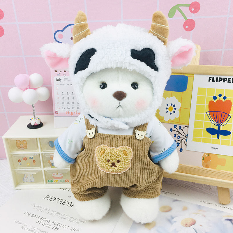 Little Bear Doll Changing Clothes Giving Girls A Valentine's Day Gift