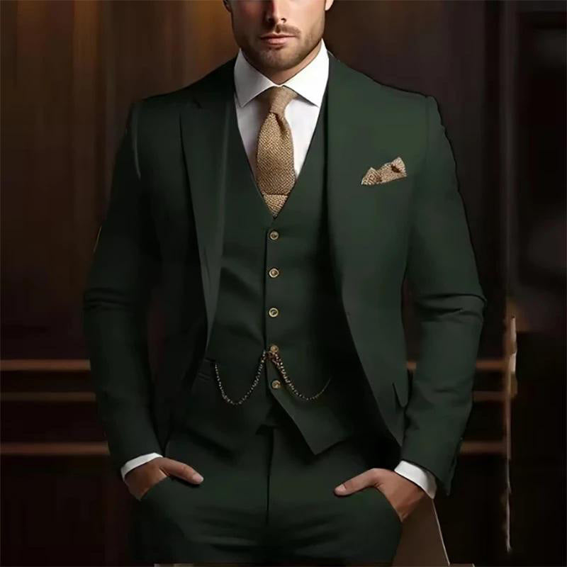 Men's High-grade Gentleman Temperament Slim Suit