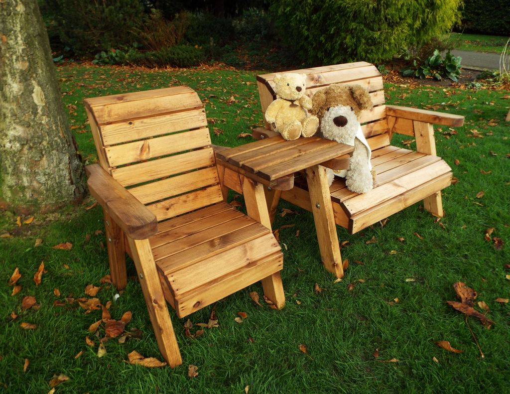 Charles Taylor Trading Little Fella's 3 Seater Companion Set_Straight Straight Brown