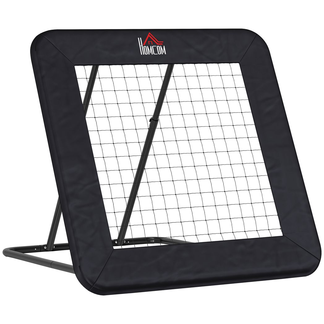 Carousel Football Training Net Training Rebounder Net w/ Adjustable Angles - Black Black