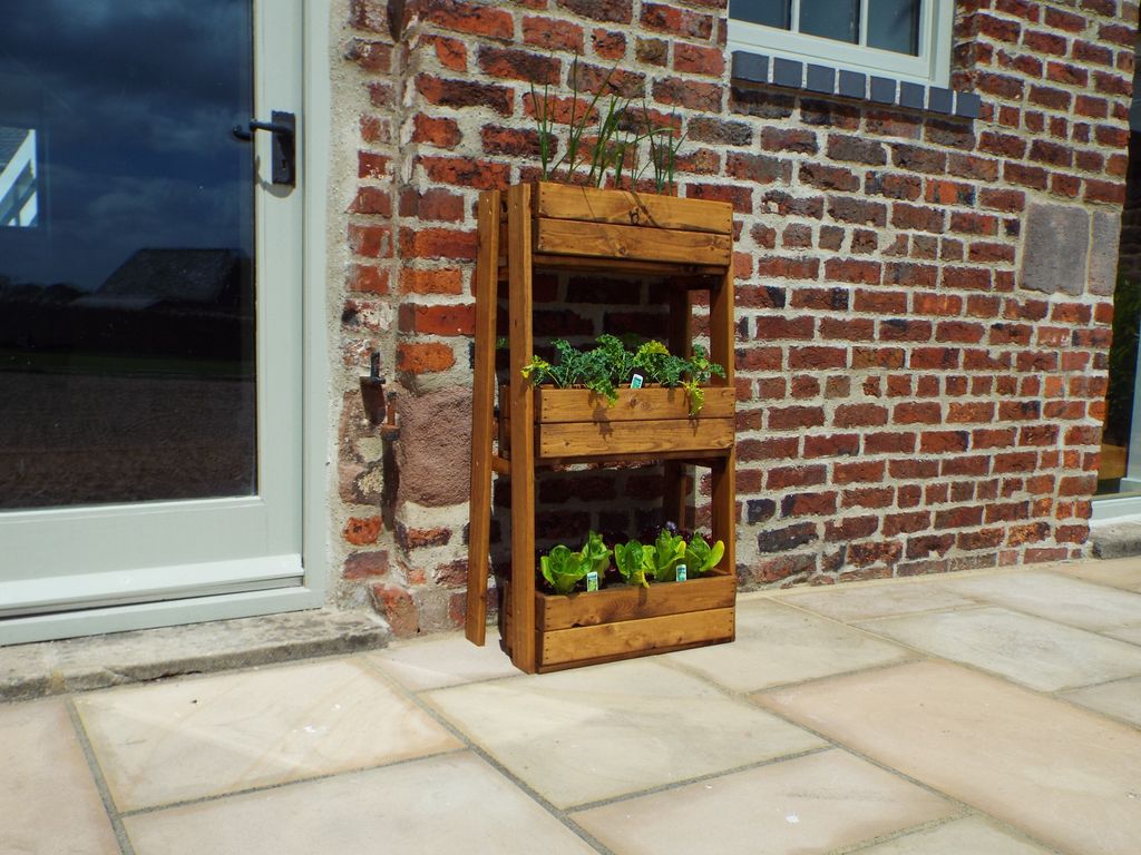 Charles Taylor Trading Regular Herb Garden Planter Brown