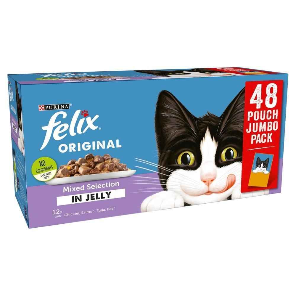 Felix Pouches Mixed Selection in Jelly 96 x 100g