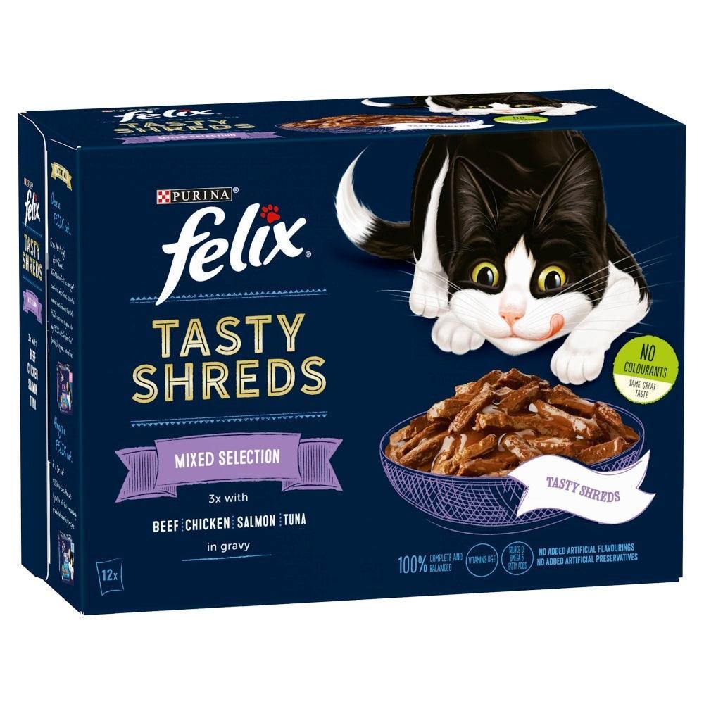 Felix Pouches Tasty Mixed Selection in Gravy 12 x 80g - Case of 4