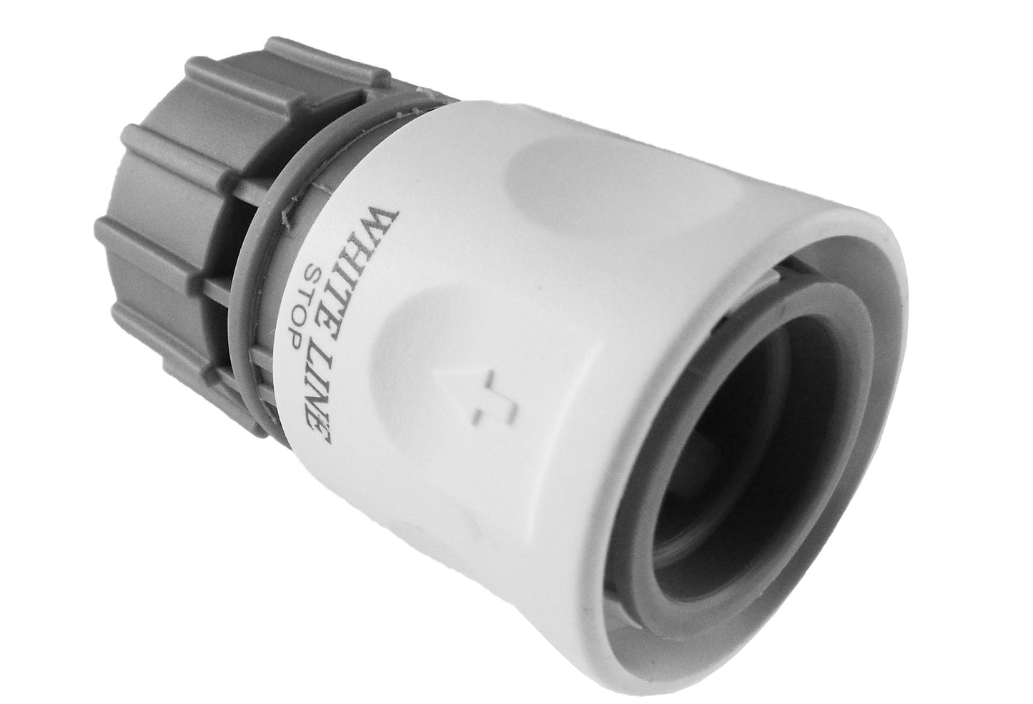 IBC 2 S60X6 Cap with In-Line BSPM Valve and 3/4 BSPF Female Hose Connector WL