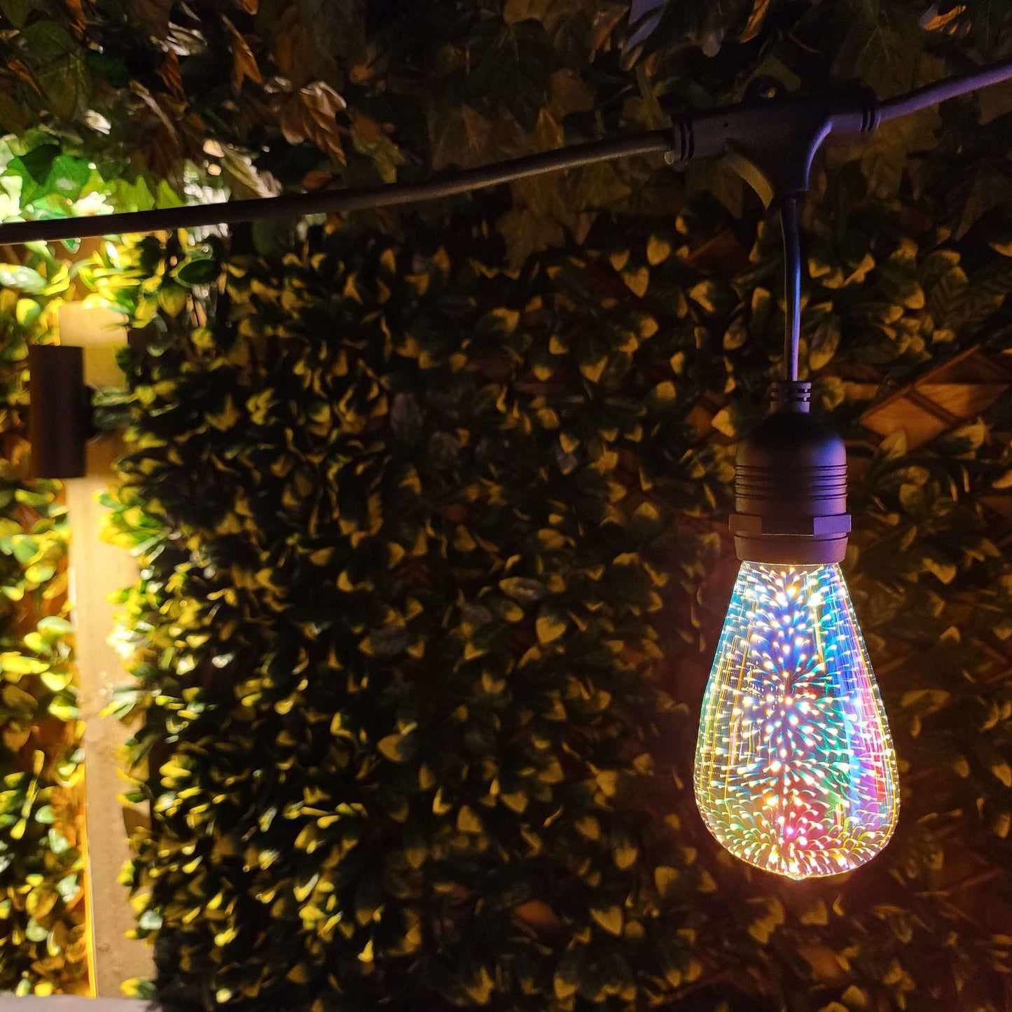 LED 3D Printed Firework Bulb Decorative Lamp Light E27 ST64