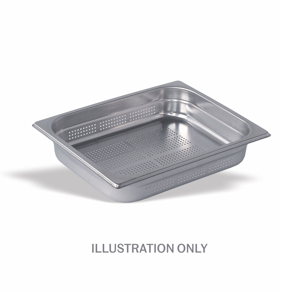 200mm Deep 1/2 Stainless Steel Perforated Gastronorm