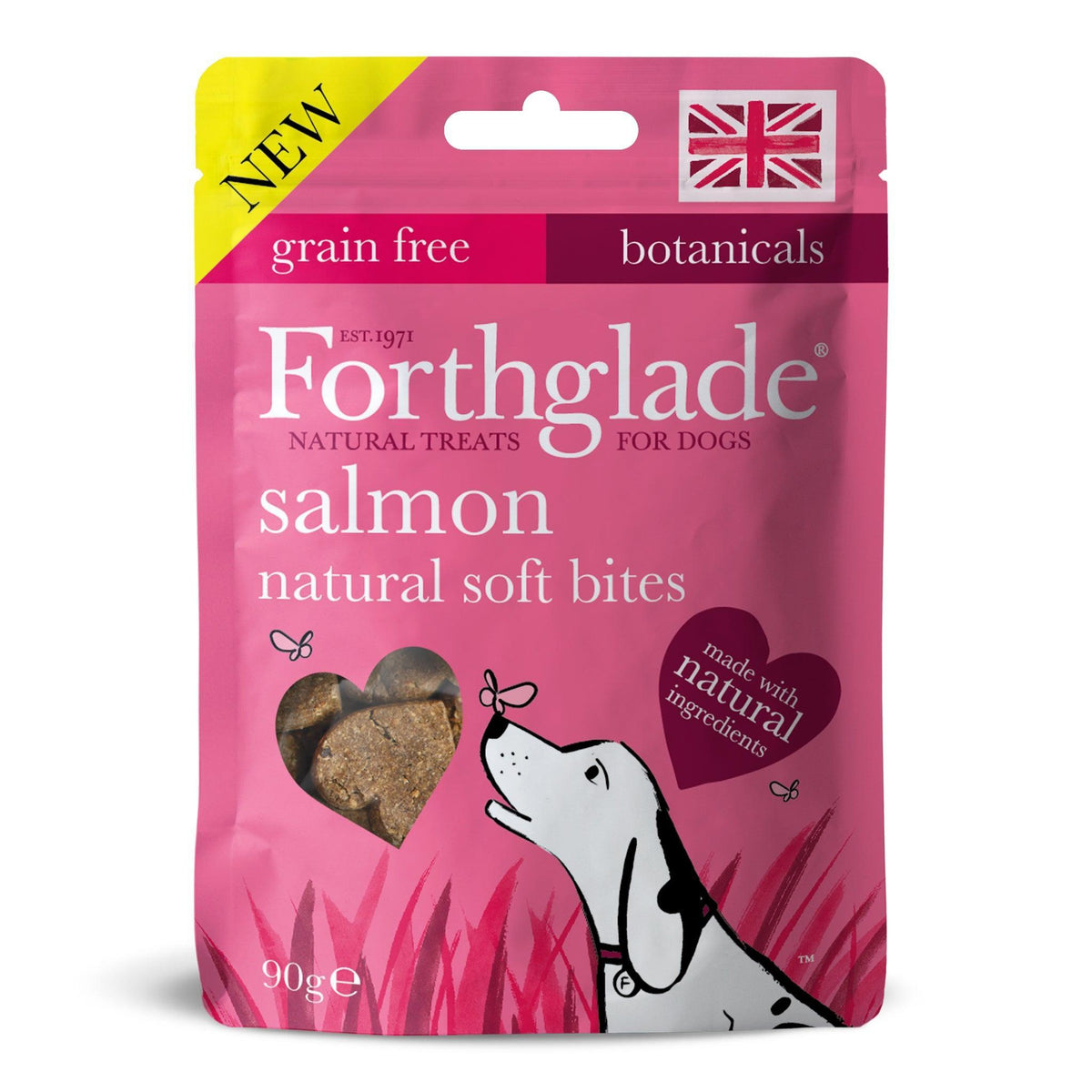 Forthglade Natural Soft Bites Salmon Treats 90g - Case of 8