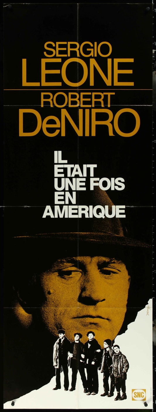 Once Upon A Time In America (1984) Original French Door Panel Movie Poster