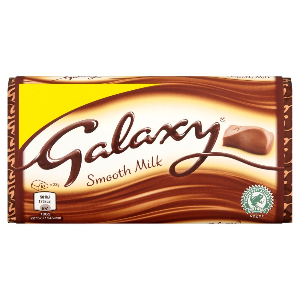 Galaxy Smooth Milk Chocolate Block PMP 100g