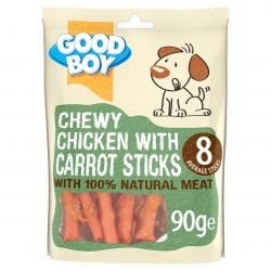Good Boy Chewy Chicken & Carrot Sticks 90g
